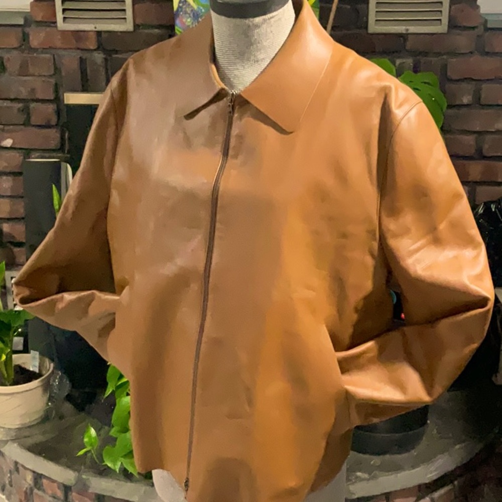 Men’s tan Prada jacket